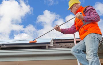 Cwm Mawr soft wash roof cleaning